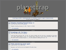 Tablet Screenshot of clancrap.planetcrap.com